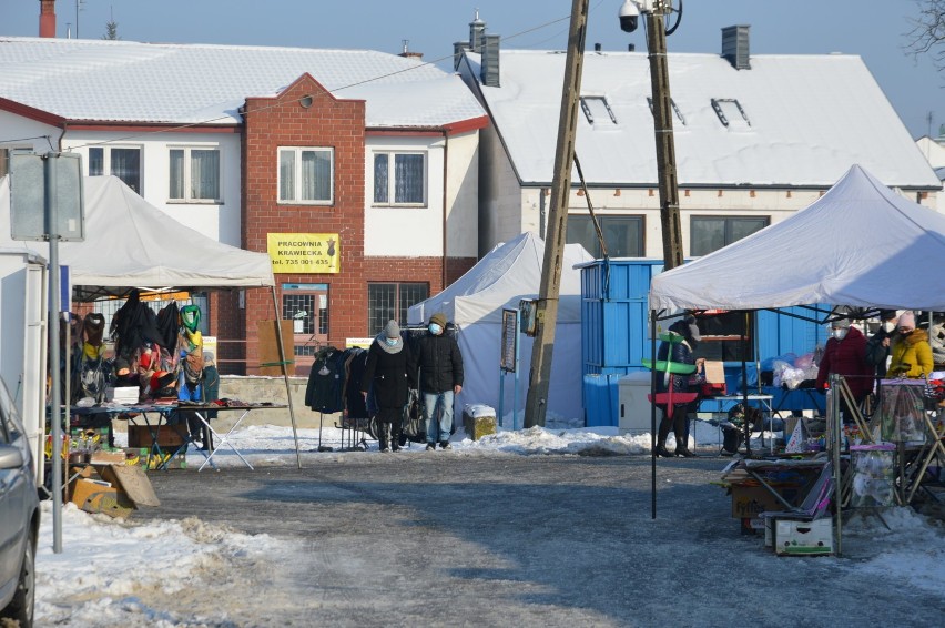 Czwartek to dzień targowy w Skierniewicach. Wyjątkowo dużych ruch 