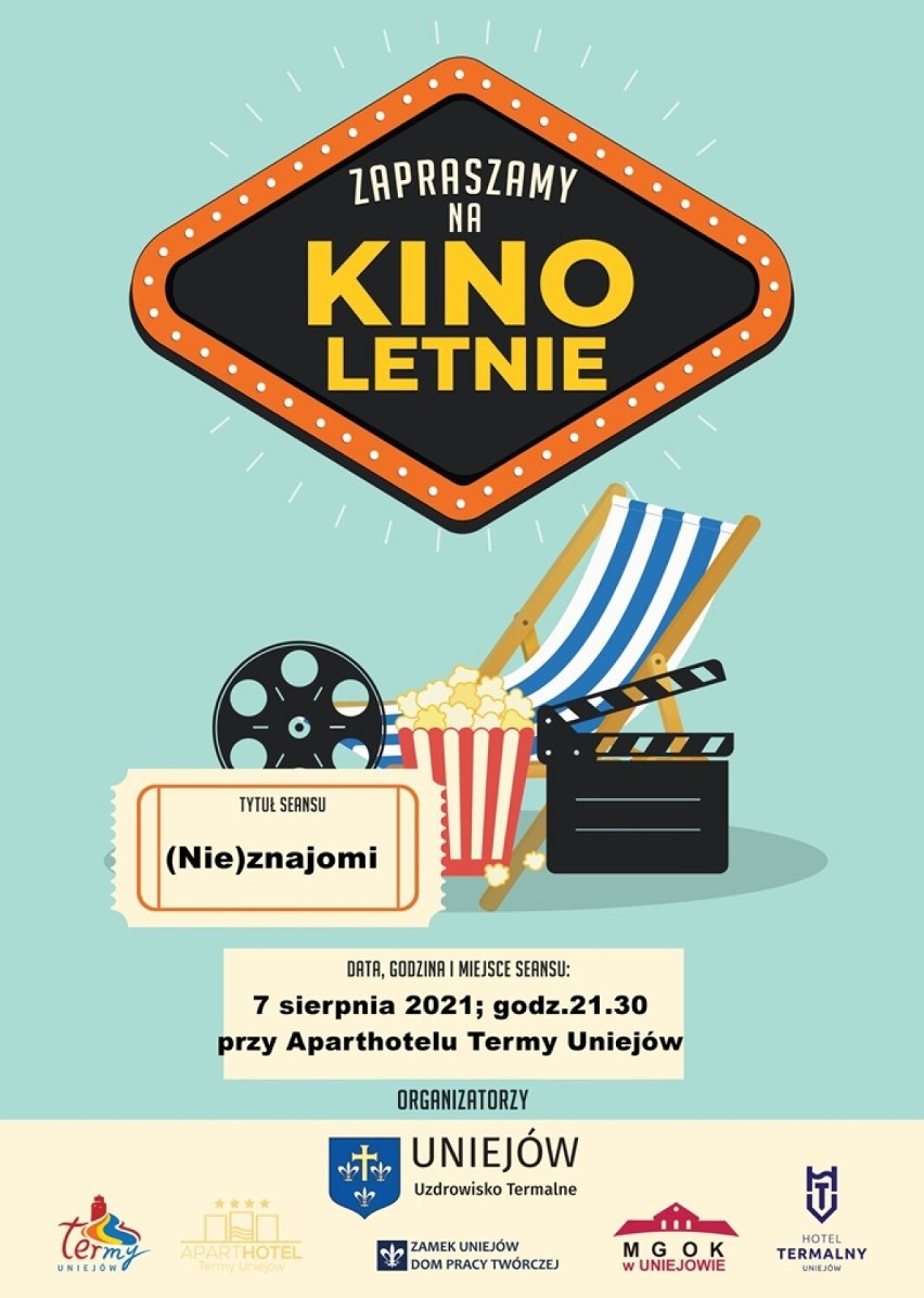 Kino letnie w sobotę 7 sierpnia w Uniejowie. Jaki film do obejrzenia?