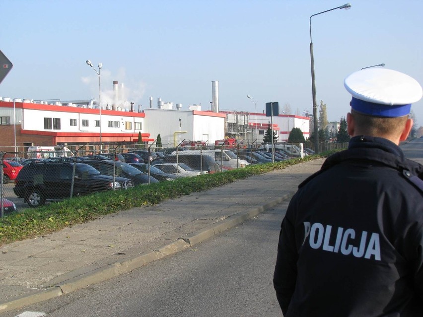 Lębork. Wyciek amoniaku i bomba we Frytkach. Na szczęście były to tylko ćwiczenia