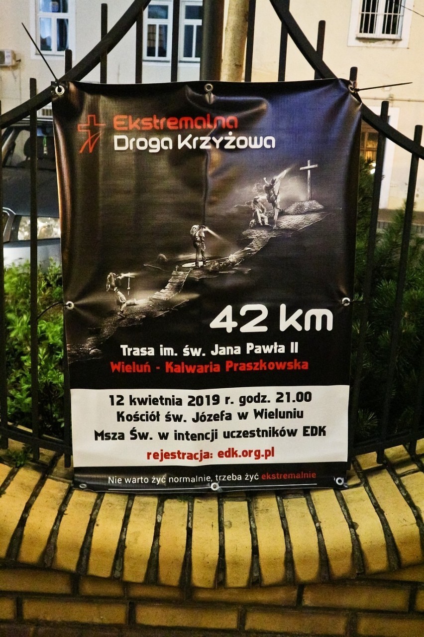 Ekstremalna Droga Krzyżowa 2019 z Wielunia do Praszki