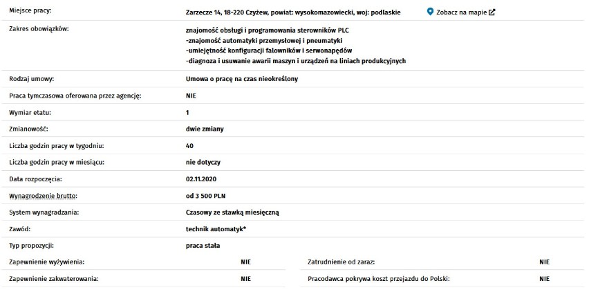 Praca w Białymstoku i regionie - nowe oferty od 3 tys. zł brutto [listopad 2020]