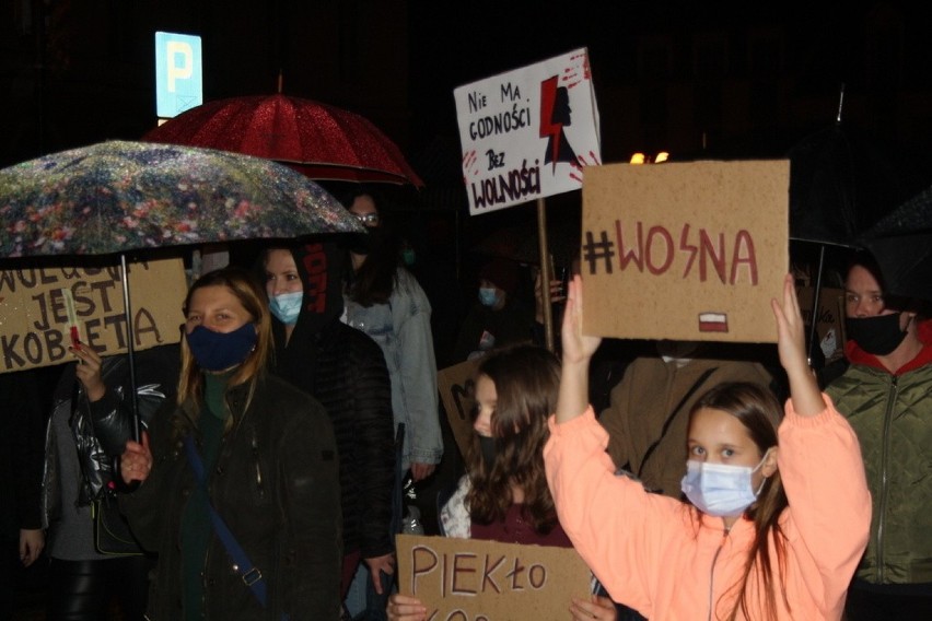 Protest kobiet w Grodkowie.