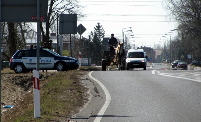 Policja zatrzymała w Cekowie pijanego woźnicę.