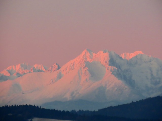 Tatry widziane z Muszyny