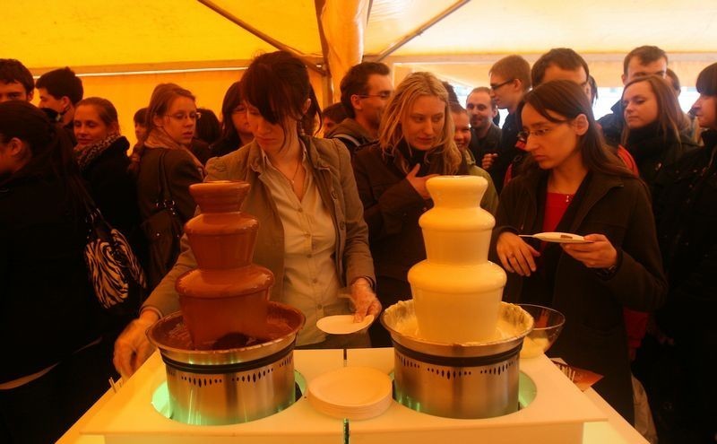 Święto czekolady na Bankowej w Katowicach [ZDJĘCIA, WIDEO]
