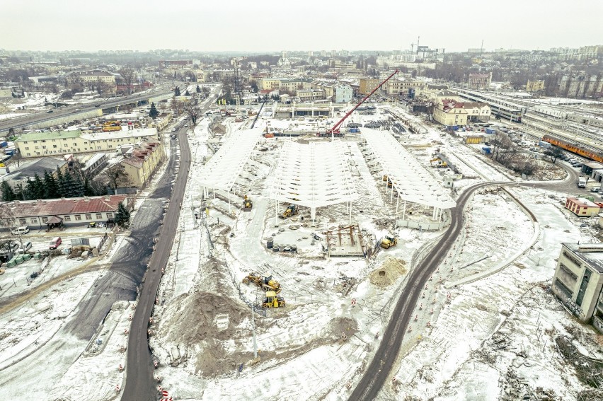 Lublin. Dworzec rośnie wolniej niż zakładano. Czy najdroższa z trwających inwestycji Lublina będzie gotowa do końca lipca 2022 roku?