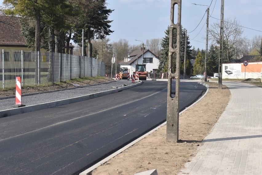 Trwa remont ulicy Kościuszki w Krośnie Odrzańskim.