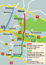 Są dwie koncepcje połączenia powiatu olkuskiego z autostradą. Która lepsza?