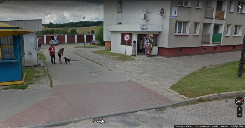 Przyłapani na ulicach Miastka! Mieszkańcy uchwyceni przez Google Street View