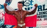 Oskar Kraś z Zielonej Góry mistrzem świata juniorów w kulturystyce. Kamil Merena był piąty. Brawo!