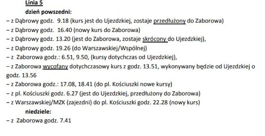 Będzie więcej kursów autobusów MZK. Których linii i gmin dotyczą zmiany w rozkładzie? [rozkład]  