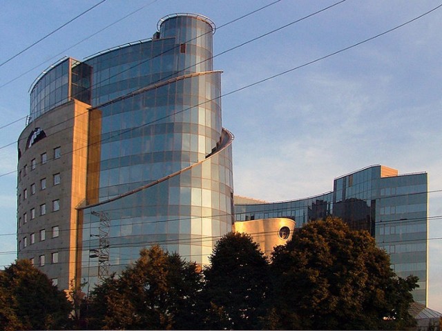 Budynek TVP przy ul. Samochodowej w Warszawie