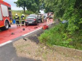 Wypadek na drodze Goświnowice-Grądy pod Nysą. Doszło do czołowego zderzenia