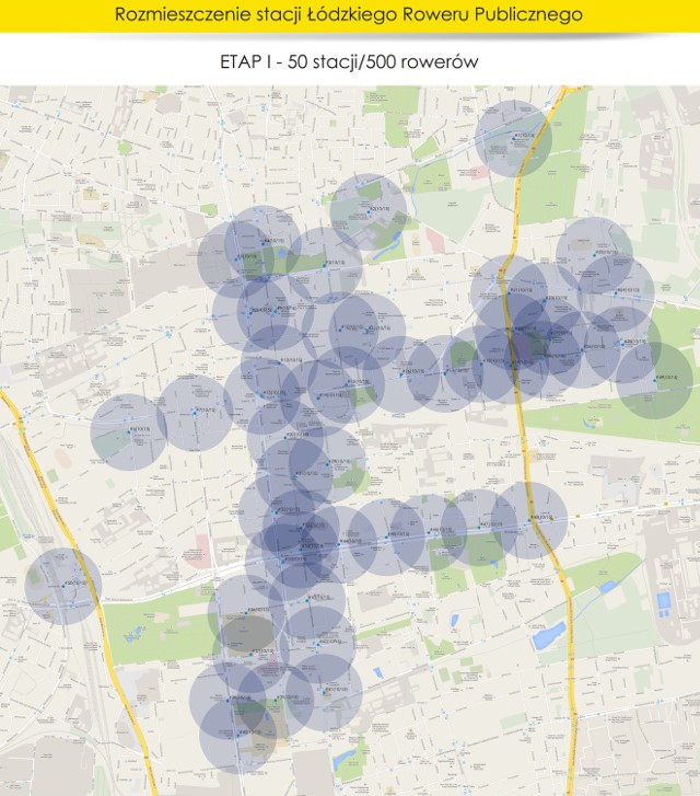 Rower miejski w Łodzi. Gdzie będą ustawione stacje roweru miejskiego