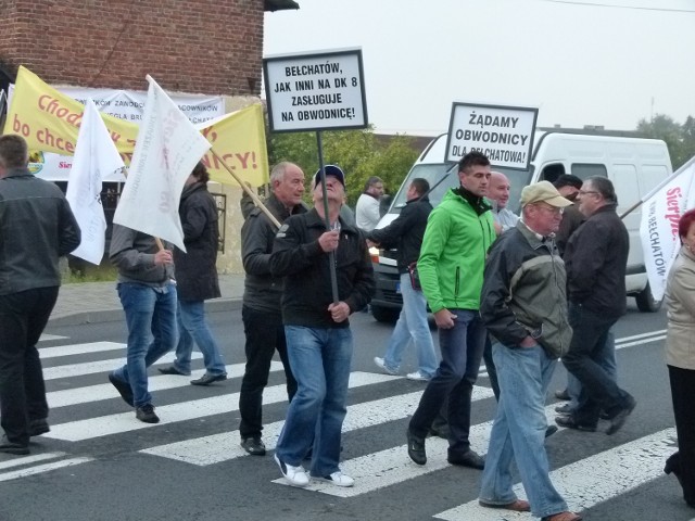 Blokada ósemki w Bełchatowie (Dobrzelów)