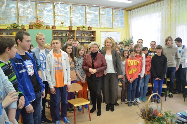 Spotkanie profilaktyczne w gimnazjum w Białej Rawskiej