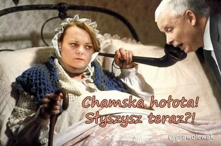 Jarosław Kaczyński określił opozycję mianem "chamskiej...