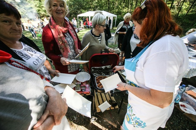 Piknik zorganizowany przez Klub Seniora Relaks w Parku Piastowskim - Zielona Góra 21 września 2019