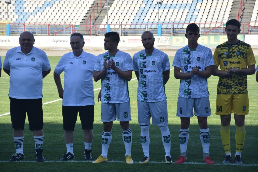 Prezentacja zespołu odbyła się na rybnickim Stadionie...