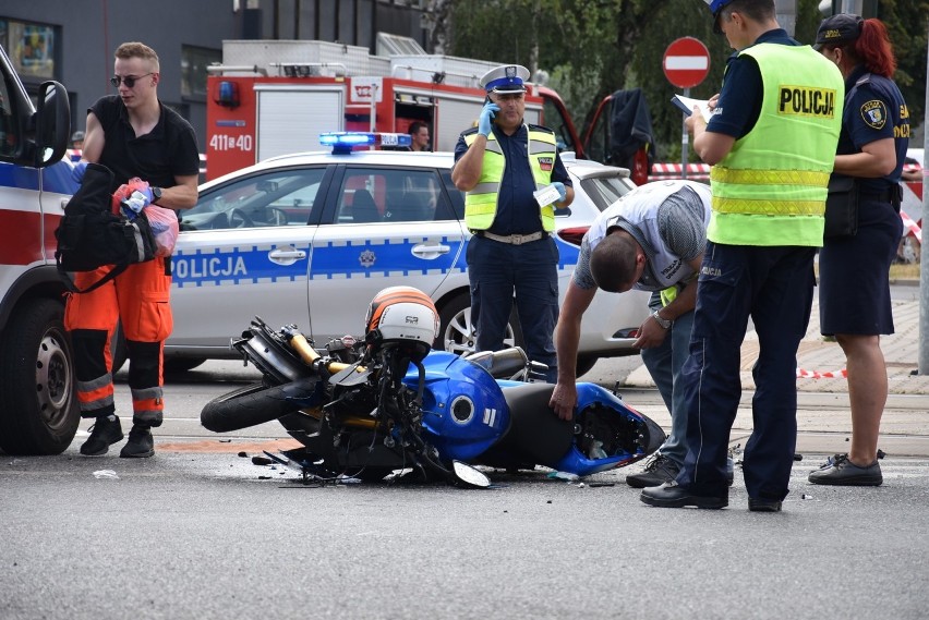 Śmiertelny wypadek z udziałem motocyklisty w Bytomiu