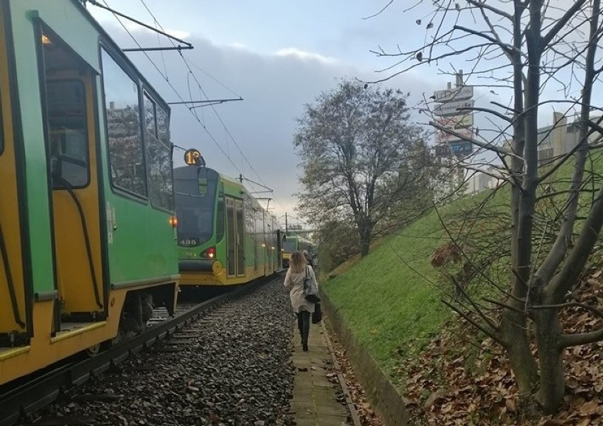 Awaria spowodowała wstrzymanie ruchu tramwajowego w kierunku...