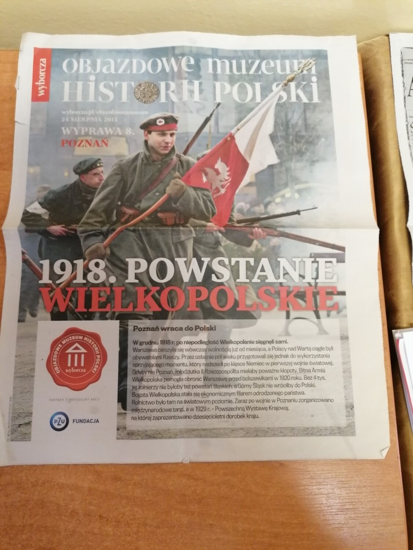 W SP 2 w Malborku już więcej wiedzą o Powstaniu Wielkopolskim, a po świętach miejska uroczystość przy pomniku nagrobnym generała Taczaka