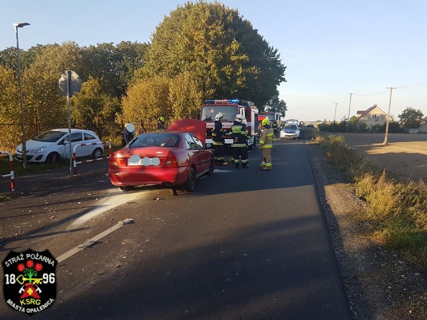 Wypadek na trasie Opalenica - Grodzisk Wielkopolski
