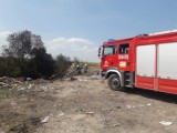 Kolejny pożar dzikiego wysypiska w Zarzysku    