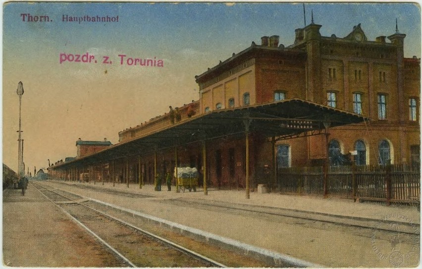 Toruński Dworzec Główny był graniczną stacją na linii...