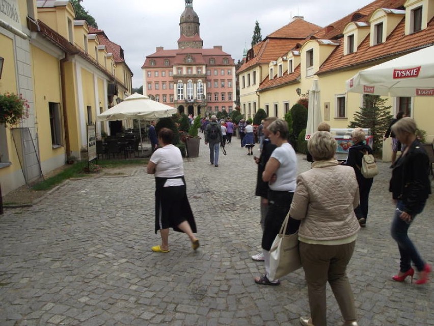 Pożar na Zamku Książ koło Wałbrzycha