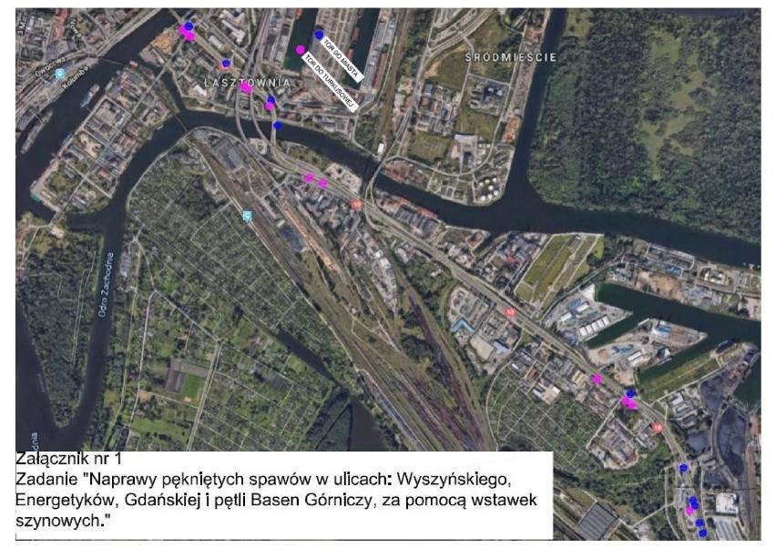 Naprawa pękniętych spawów w torowisku na ulicy Gdańskiej [ZDJĘCIA] 