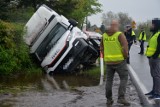 Śmiertelny wypadek w Przepałkowie na DK 25. Nie żyje 44-letni mężczyzna. Zdjęcia