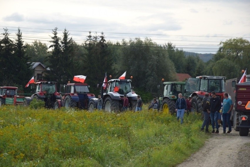 Protest rolników z Podkarpacia.