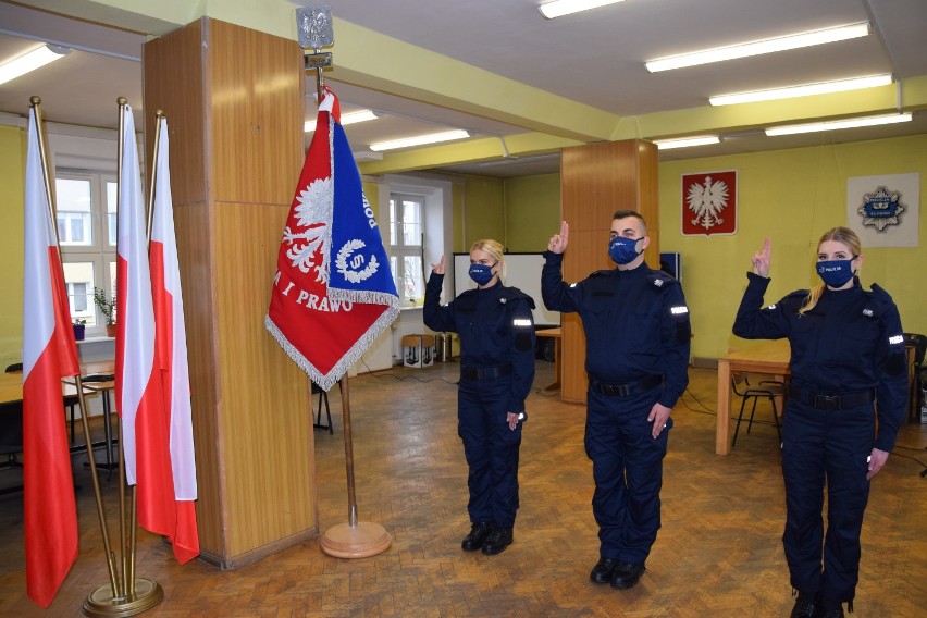 Sławno: Komenda policji wzbogaciła się o nowych funkcjonariuszy