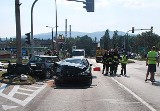 Bielsko-Biała: Wypadek na skrzyżowaniu Lwowskiej i Krakowskiej. Siedem osób rannych.