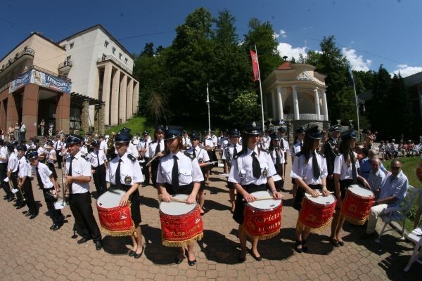 Krynica-Zdrój: uzdrowisko pełne orkiestr strażackich [ZDJĘCIA]