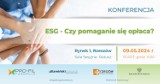 Konferencja ESG – czy pomaganie się opłaca?