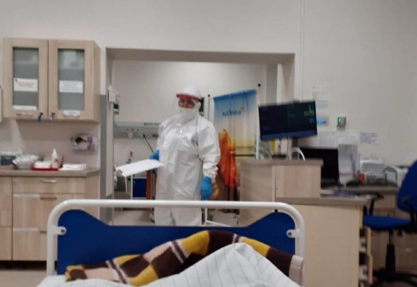 Covidowy oddział szpitala w Goleniowie zajęty do ostatniego miejsca