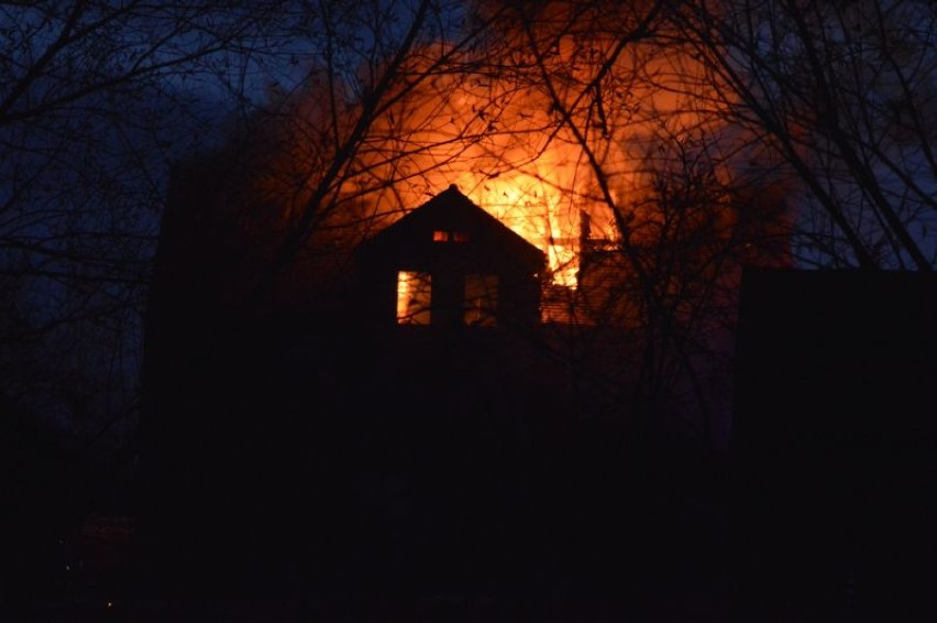 Krzewina: pożar domu mieszkalnego