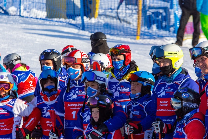 Andrzej Duda jeździ na nartach w Zakopanem. Polana...