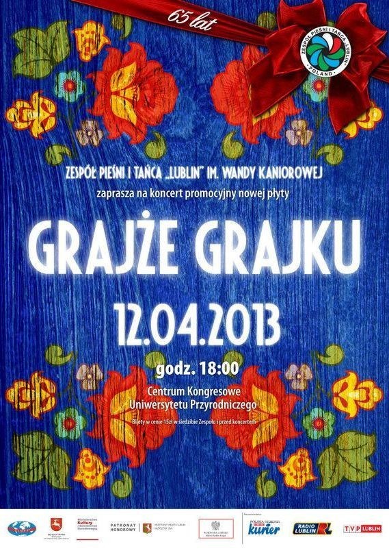 Koncerty Lublin: "Grajże grajku" Zespołu Pieśni i Tańca "Lublin"