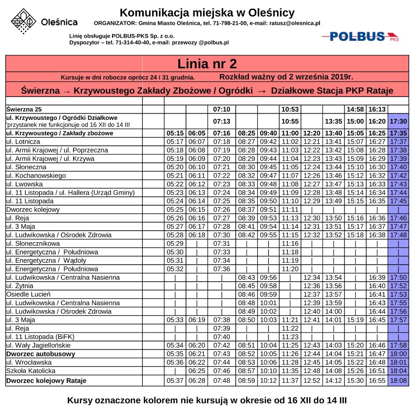 Autobusy pojadą do Boguszyc Osiedla, Świerznej i Nieciszowa