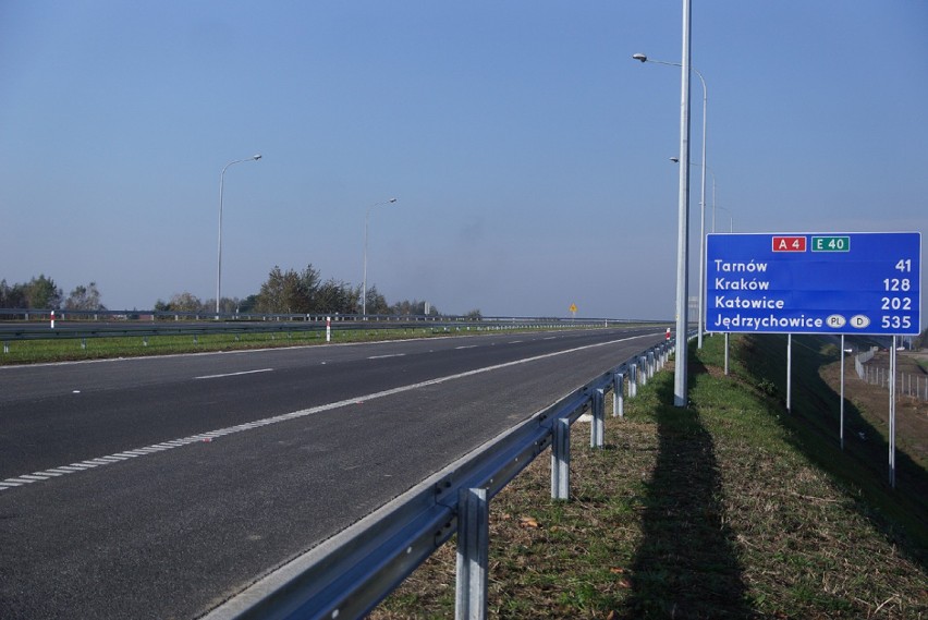 Autostrada A4. Otwarto odcinek Tarnów - Dębica.