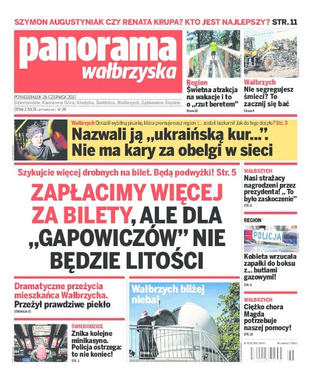 Panorama Wałbrzyska - wydanie z 26 czerwca 2017 roku