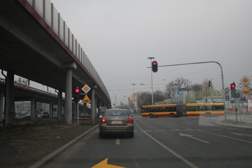 Trasa WZ. Zmiany na skrzyżowaniu Włókniarzy/Bandurskiego