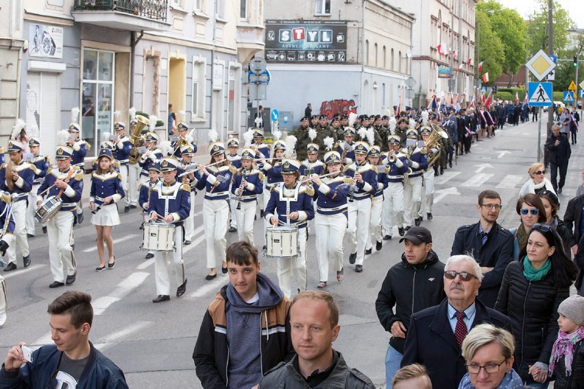 Święto 3 Maja w Kwidzynie. Uroczystości na Skwerze Kombatantów, pod pomnikiem Piłsudskiego i koncert patriotyczny [ZDJĘCIA]