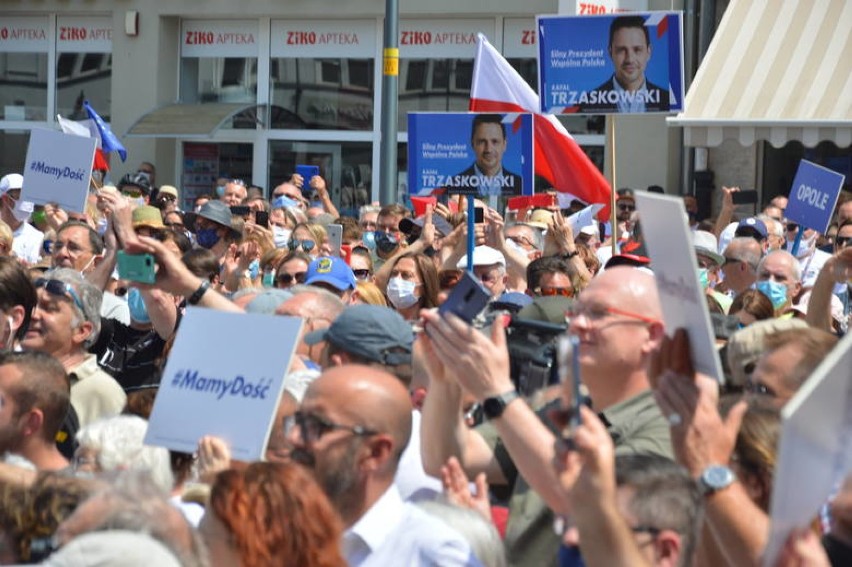 Tak wyglądała wizyta Rafała Trzaskowskiego w Opolu, gdzie...