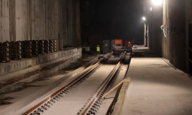 Tunel pod Łodzią z dworca Łódź Fabryczna na Kaliski