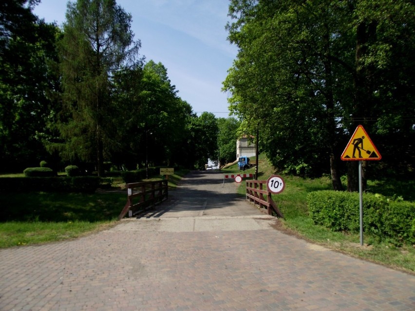 Budowa drogi - Park Miejski