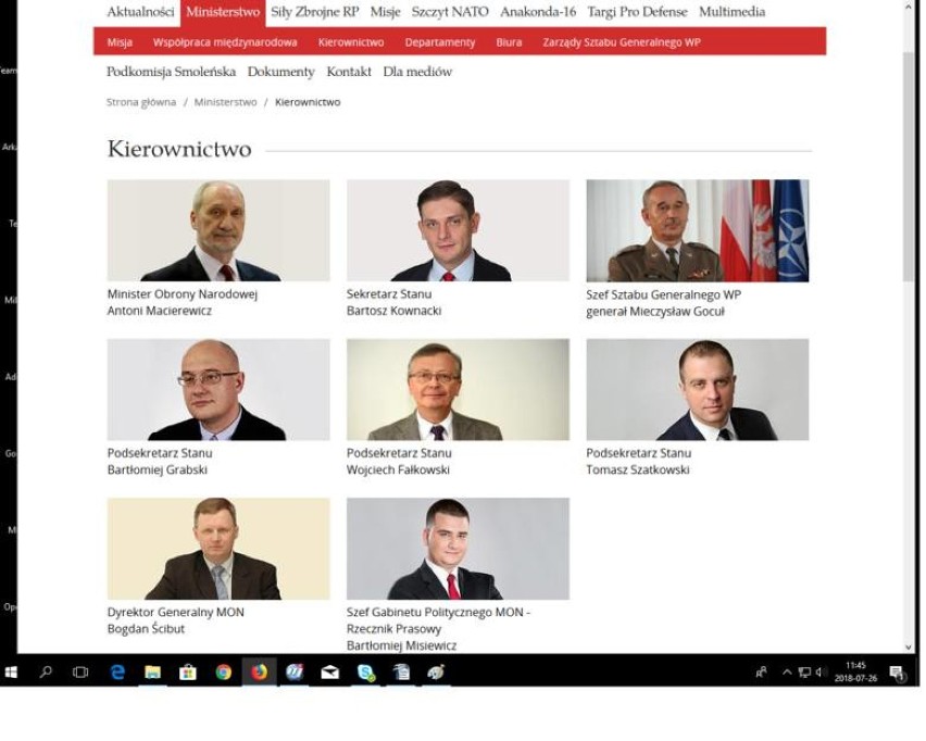 Mariusz Błaszczak jest ministrem obrony narodowej? Nie....